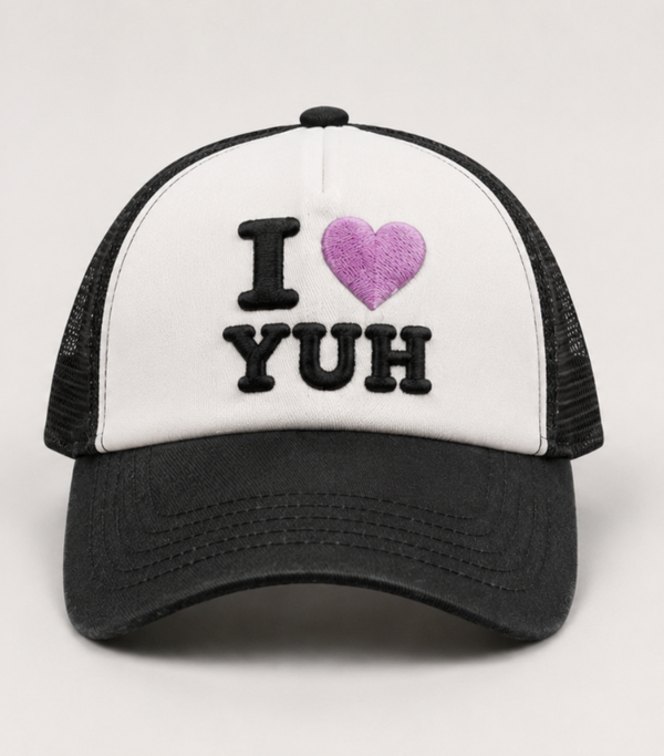 I ❤ YUH Cap — Zwart