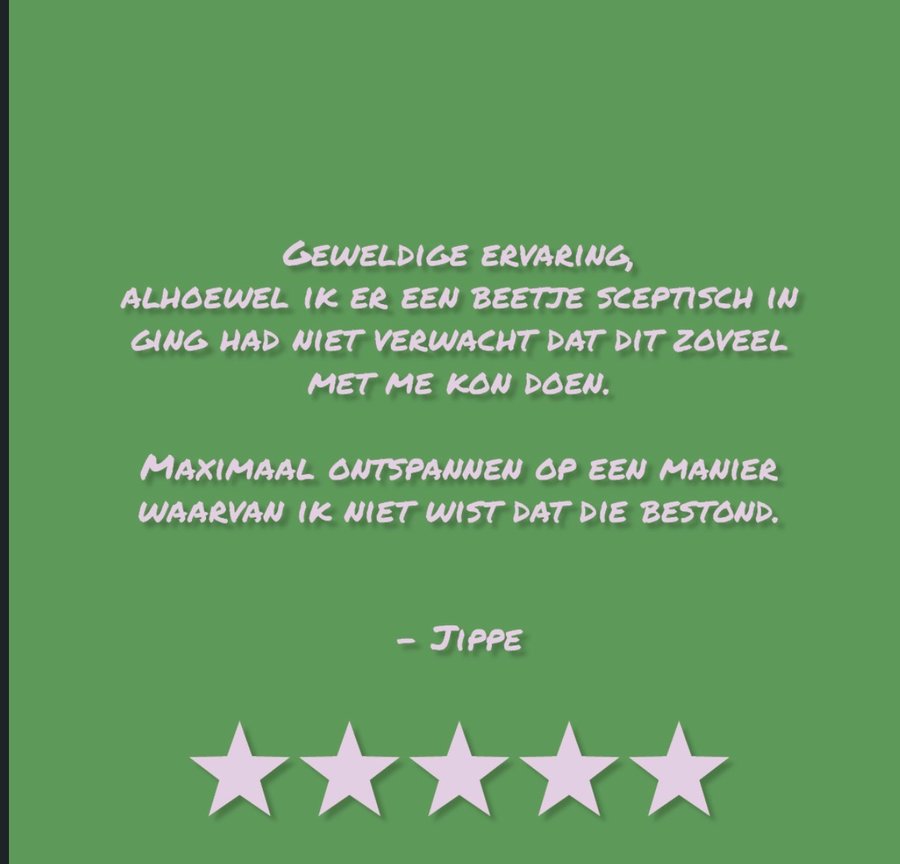 Review van een deelnemer aan de ademsessie